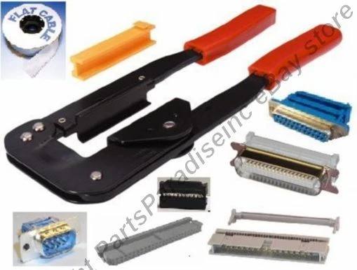 PARTS PARADISE IDC/IDS Ribbon Cable Crimper/Crimping/Crimp Hand Tool for IDE/SCSI/FD/Centronics