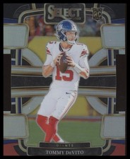 2023 Panini Select #73 Tommy DeVito Black and Red Prizms Die Cuts