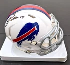 Josh Allen Buffalo Bills Signed Autographed Mini Helmet with COA