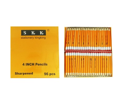 Half Pencils with Eraser Tops, Golf Pencils, 4 inch, Classroom, Pew - #2 HB, ...