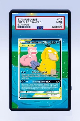 Slowpoke & Psyduck GX 218/236 Pokemon Extended Artwork For PSA CGC