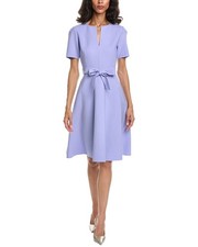 Oscar De La Renta Wool-Blend Midi Dress Women's