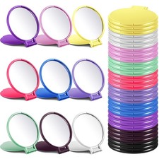 180 Pcs Compact Mirror Bulk for Women Mini Folding Mirror Portable Pocket Mak...