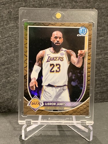 Topps 2025-26 Bowman Chrome Insert LeBron James #BCV-121 Lakers Card