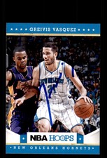 Signed Basketball Card Auto Greivis Vasquez 2012-13 Hoops #64 Hornets