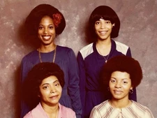 Vintage Photo Beautiful African American Women Afros Smiling 1970’s