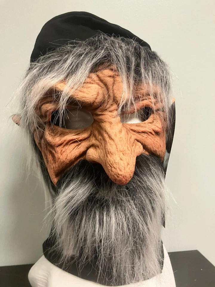 Bearded Old Man - Zagone Studios "Bernie" Moving Mouth Adult Mask - Image 2 of 4