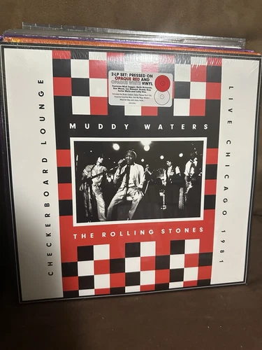 Muddy Water & The Rolling Stones Vinyl Checkerboard Lounge Live Chicago 1981 LP