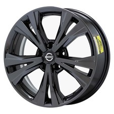 18" Nissan Rogue PVD Black Chrome-C Wheel Rim Factory OEM 62747 2017-2020