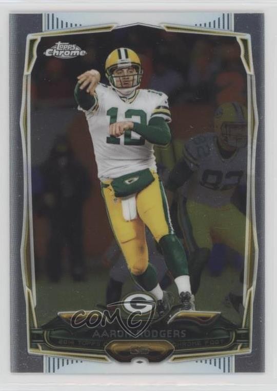 2014 Topps Chrome Aaron Rodgers (White Jersey) #83 r4p
