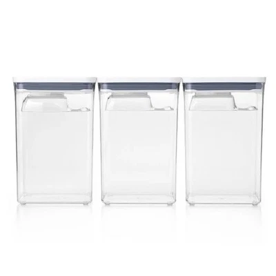 OXO Good Grips 6-Piece Pop-Up Container Set BPA-Free, Dishwasher Safe