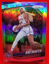 2025 Panini Prizm WNBA Silver Prizm Kiki Iriafen #72 Washington Mystics RC