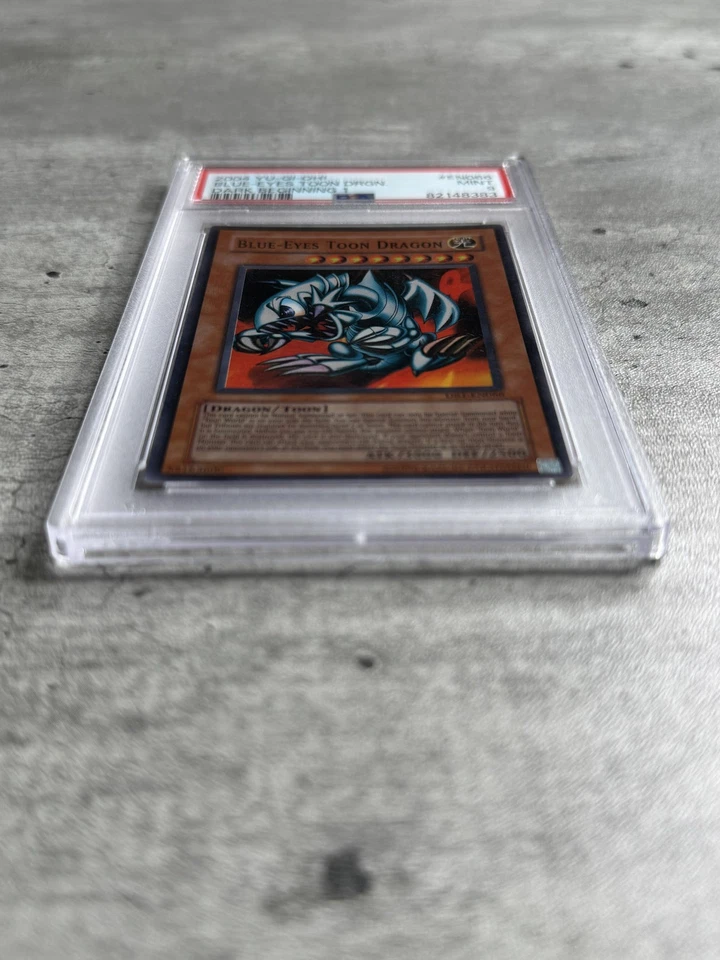 Yugioh Card Blue-Eyes Toon Dragon PSA 9 Mint Dark Beginning 1 DB1-EN066 2004 (1) - Image 3 of 4