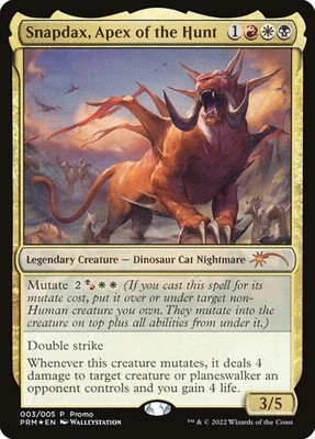 Snapdax, Apex of the Hunt - Foil Promo Year of the Tiger 2022 NM