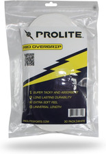 Pro Overgrip - 30 Pack - White - Tacky Thin Grips for Tennis, Pickleball Paddles