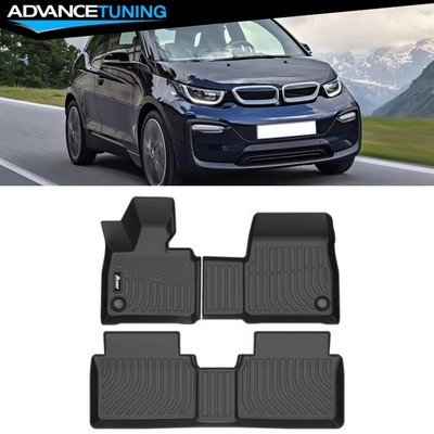 Fits 14-19 BMW I01 i3 Floor Mats TPE Carpets 3D All Season 1st 2nd Row Car Liner