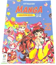 Manga Coloring Book Artmaker Hinkler Explore 64 Pages Shutterstock Australia New