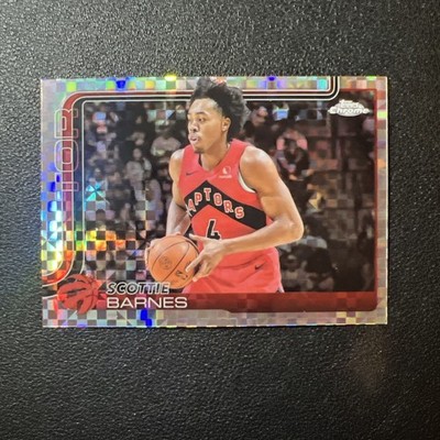 Scottie Barnes 2025-26 Topps Chrome Basketball X Factor Toronto Raptors # 203