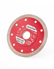 4-3/8" Porcelain Saw Blade with 3/4" Arbor,Super Thin Turbo Tile Blade Wet or...