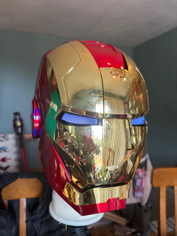 autoking iron man helm 1:1 MK5 mk7 elektronisch voicecontrol Fernbedienung maske - Bild 2 von 4