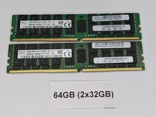 726722-B21 HPE 64GB 2x32GB PC4 DDR4-2133MHz ECC RAM 752372-081 HMA84GL7AMR4N-TF