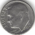 1974-D 10 cent, Roosevelt Dime, not silver, U.S. (Coin, Money Collectible)