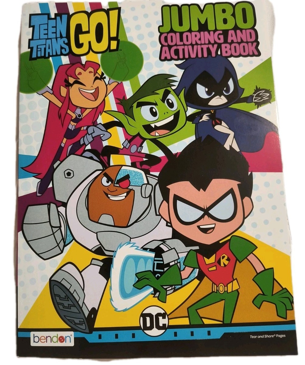 Buy Teen Titans Go! Jumbo Coloring and Activity Book with Tear