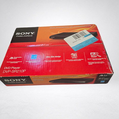Sony DVP-SR210P DVD CD Player Factory Sealed New Other Box Wear Ultra Slim