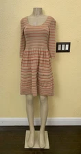 Anthropologie Knitted & Knotted Size Small Elodie Striped Knit Sweater Dress