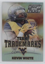 2015 Panini Prizm Collegiate Draft Picks Team Trademarks Kevin White #28 7l6
