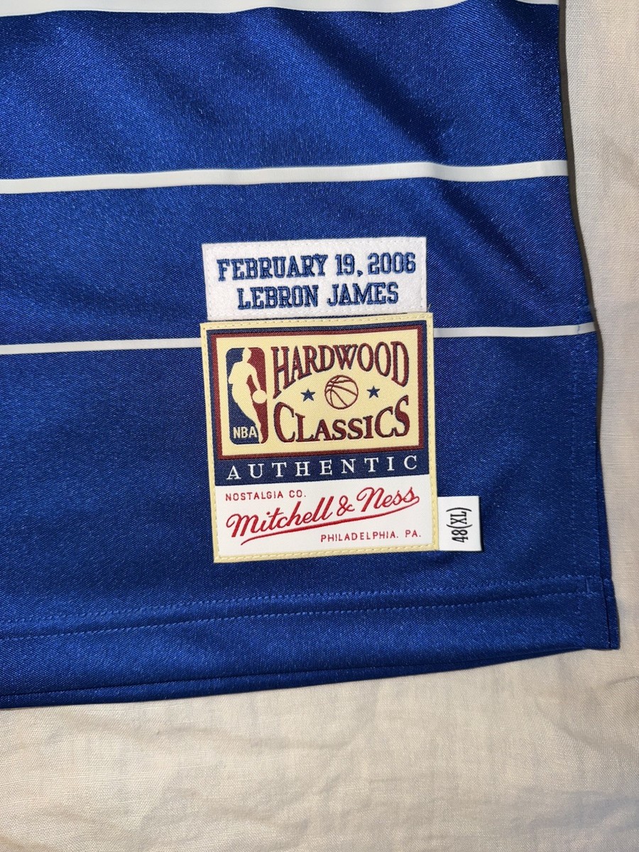 Mitchell & Ness LeBron James White Blue 2006 NBA All-Star Game