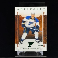 Keith Tkachuk 2022-23 Upper Deck Artifacts Emerald /99 #167 Blues