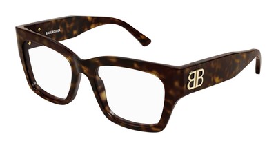 Lunettes de vue Balenciaga BB0325o-007 54 mm 100 % officiel authentiques NEUVES