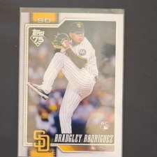 Topps 2026 Bradgley Rodriguez #42 San Diego Padres MLB Baseball Rookie Base Set