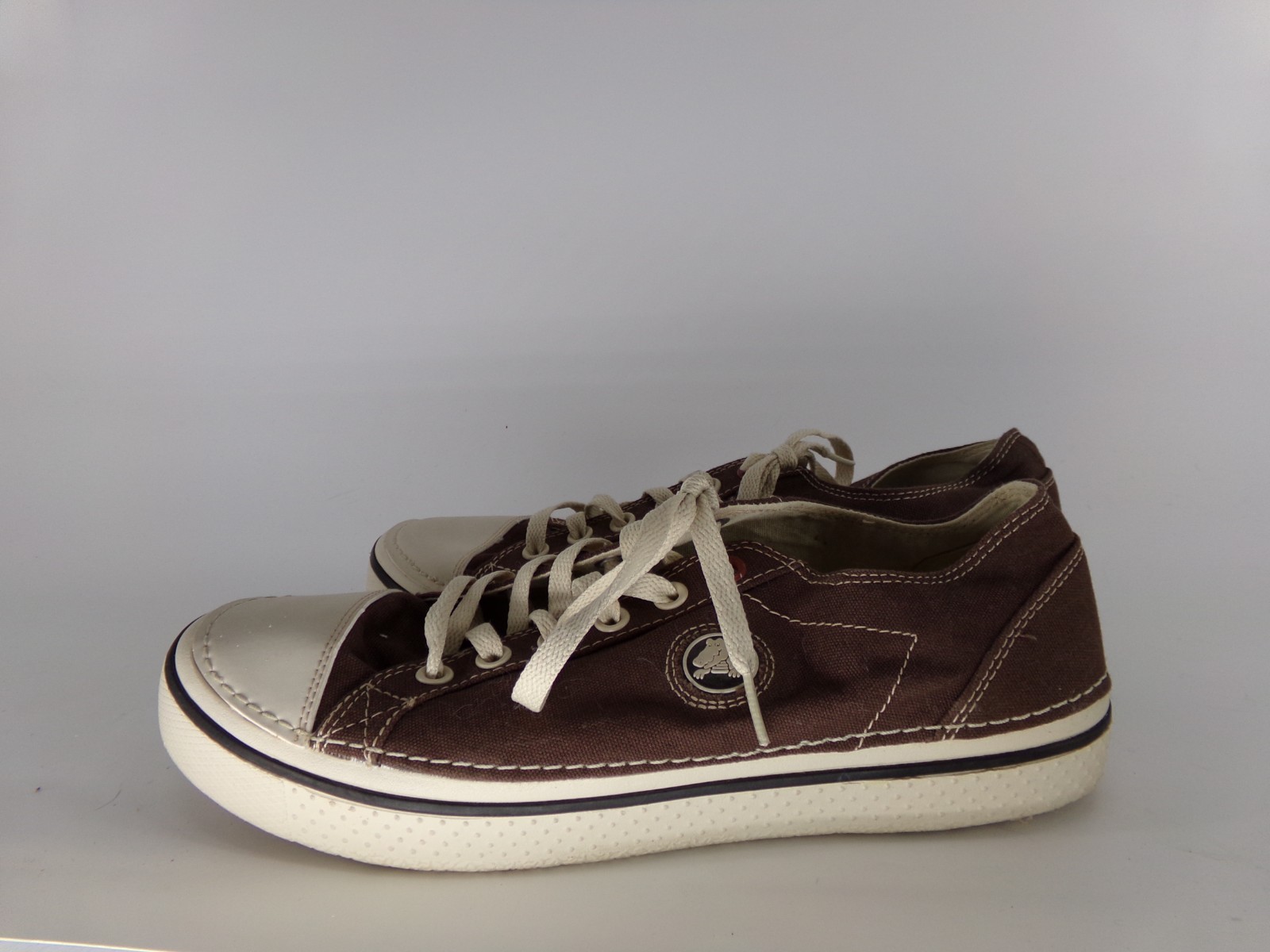 SAOLA Scarpe da ginnastica sportive Crocs uomo Hover stringate in tela marrone taglia 12M