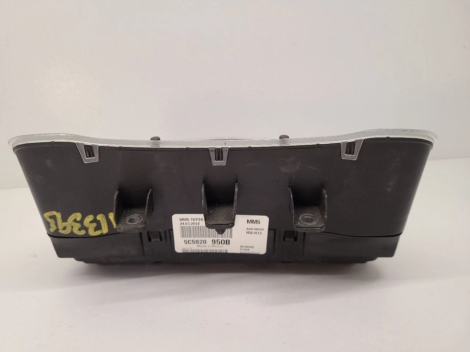 Volkswagen Beetle 2012 velocímetro clúster 160 MPH ID 5C5920950BX  Foto 4 de 4