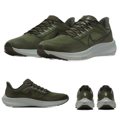 Nike Men's AIR ZOOM PEGASUS 39 Green - Cargo Khaki Running Shoes Size 11.5 NIB