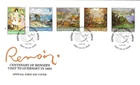 Guernsey Comm/FDC -  Cent of Renoir's visit to Guernsey - 1983- (GUE200)