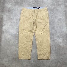 Tommy Hilfiger Chino Mens 32" Straight Custom Fit Trousers, Beige