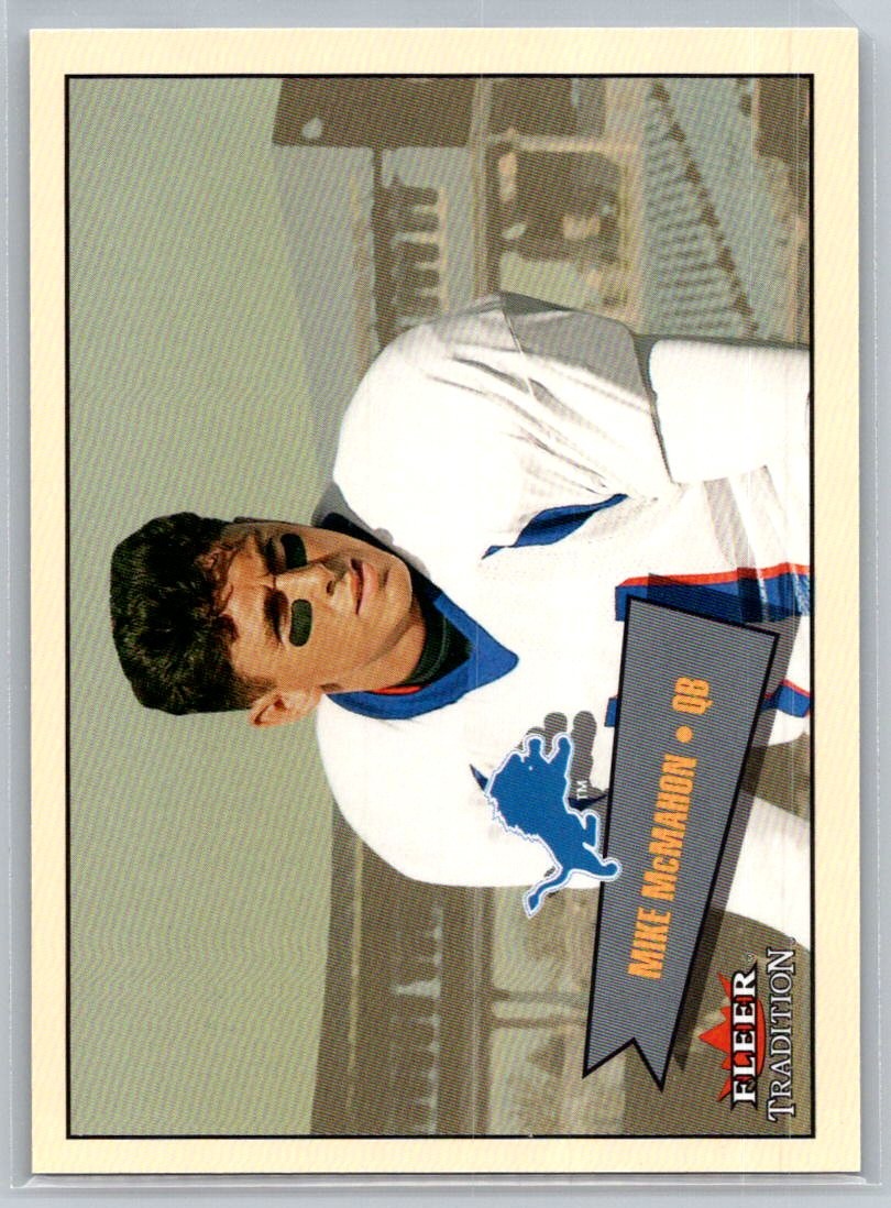 2001 Fleer Tradition Glossy Rookie Stickers #432 Mike McMahon RC - 199/699