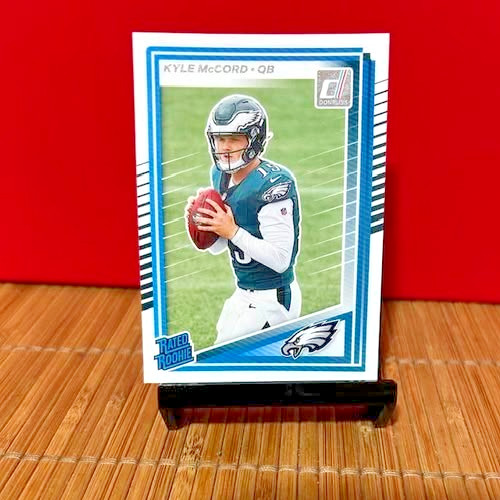 2025 Panini Donruss - Rated Rookie Kyle McCord #325 (RC) Eagles