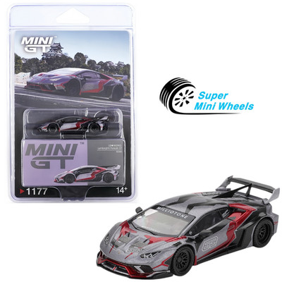Mini GT 1:64 LB WORKS Lamborghini Huracán GT RONIN   Grey #1177
