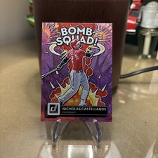 2022 Panini Donruss - Bomb Squad Nick Castellanos #BS-10 Pink Fireworks