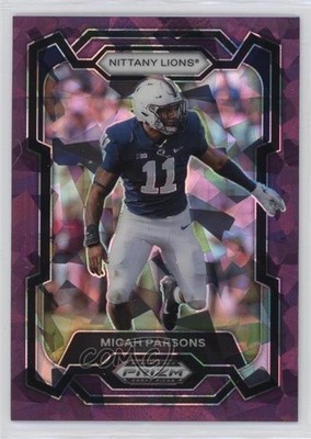 2024 Panini Prizm Draft Picks Purple Ice Prizm 89/149 Micah Parsons #31 0nr3