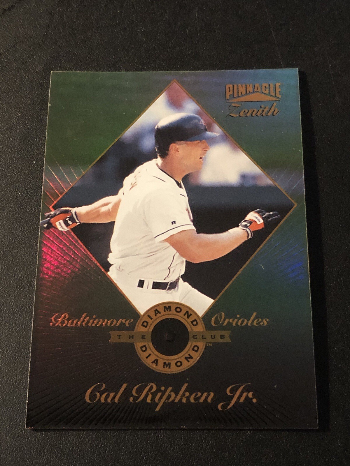 1996 Pinnacle Zenith Diamond Club Cal Ripken Jr #5 HOF