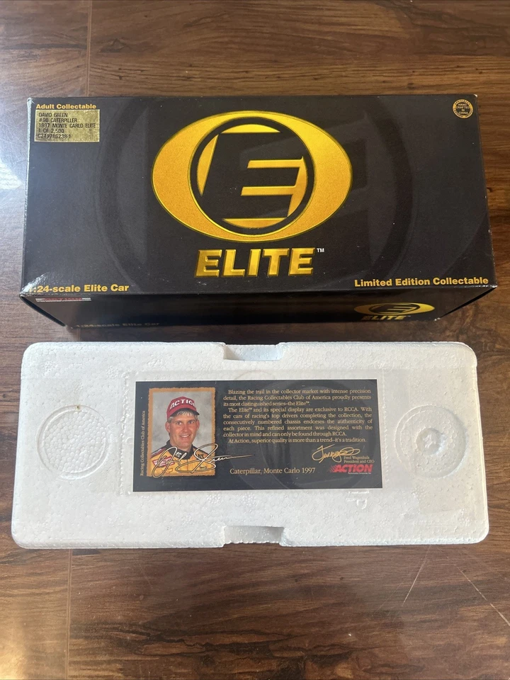 David Green 1997 #96 CAT Racing 1/24 Action Elite Die-cast Car 1 / 2,500 New - Image 2 of 4