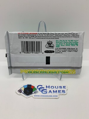 Yo! MTV Raps ProSet MusiCards 10 Card Booster Pack Collectible