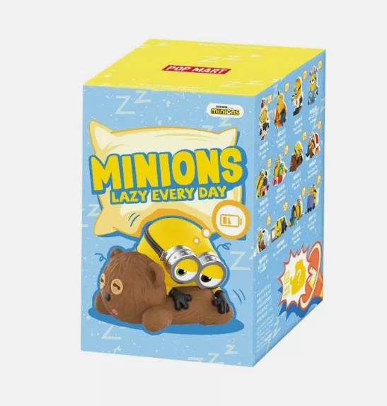 Minions Lazy Every Day Series Confirmed Blind Box Figure Art Gift