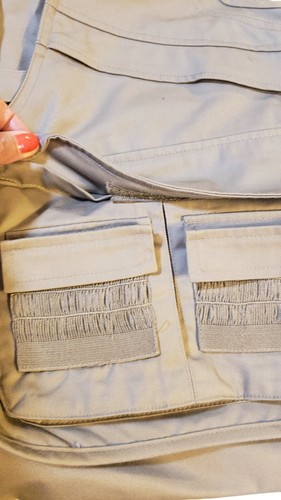 Master Sportsman Khaki Fishing Hunting Outdoors Rugged Gear Vest Fathers Day XL - Picture 10 of 21