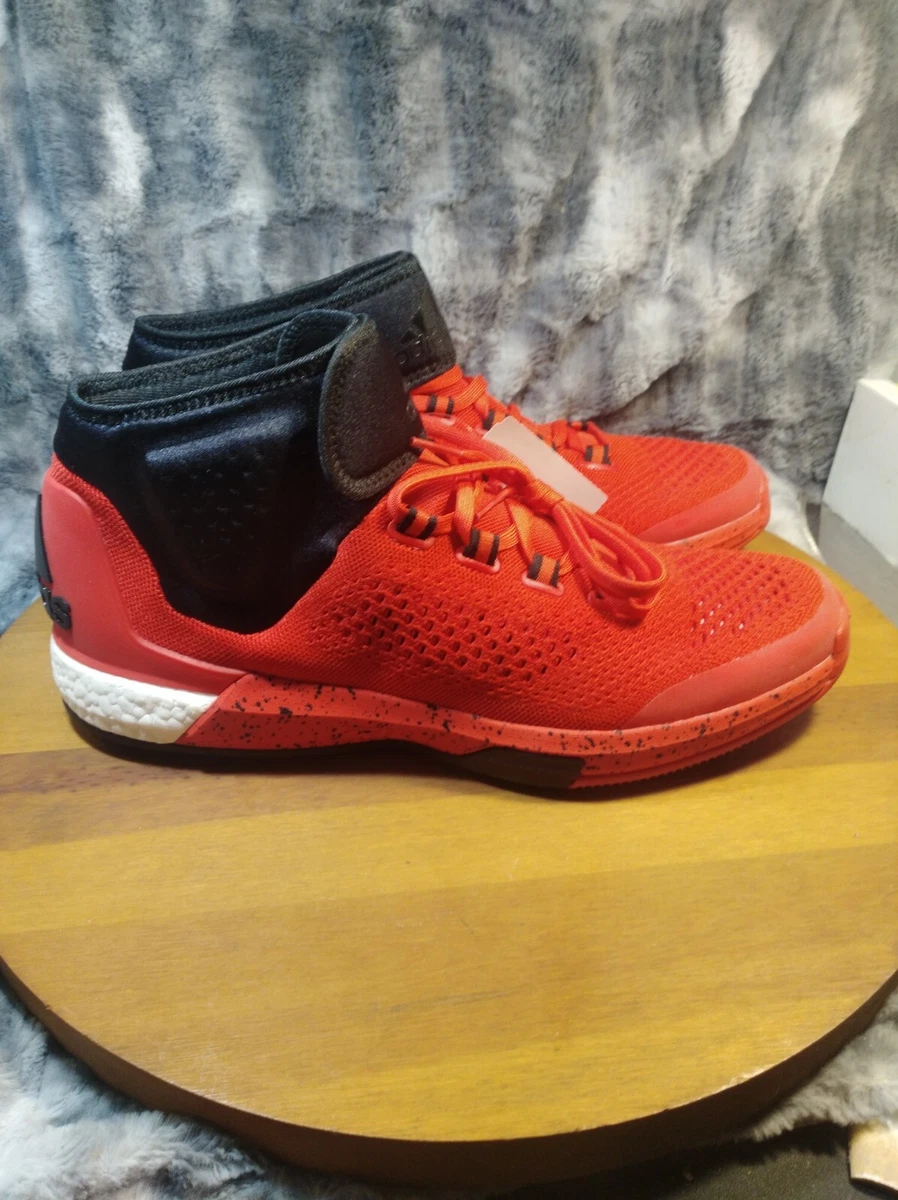 ADIDAS CrazyLight Boost Red/ Black Primeknit Basketball Shoes Mens 15 | eBay